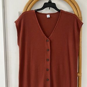 Soft burnt orange dress